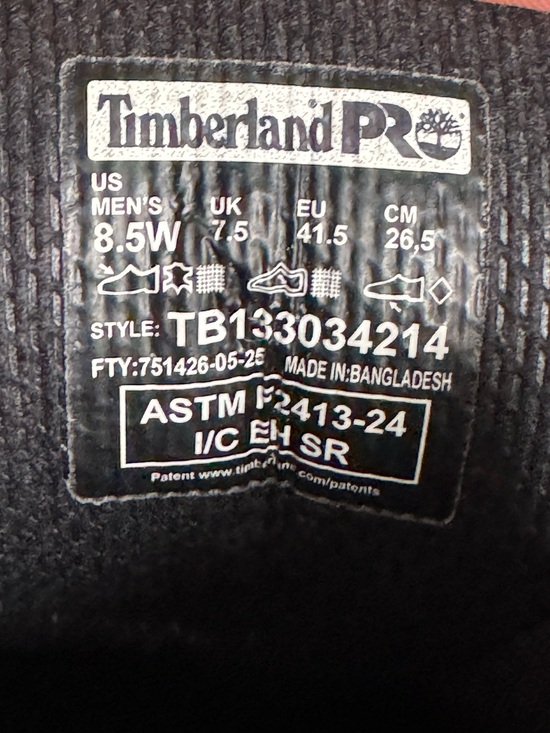Timberland PRO Pit Boss 6” Steel Toe EH Work Boots Streetwear Brown Men’s 8.5W main image 9